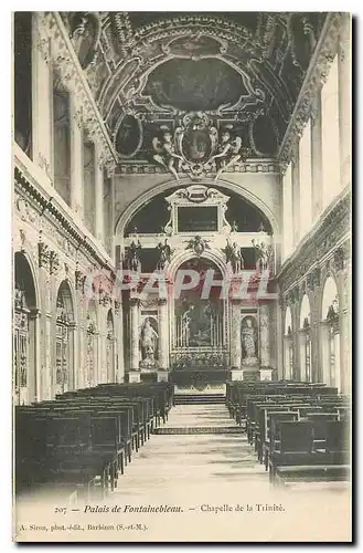 Ansichtskarte AK Palais de Fontainebleau Chapelle de la Trinite