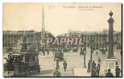 Cartes postales Paris Place de la Concorde