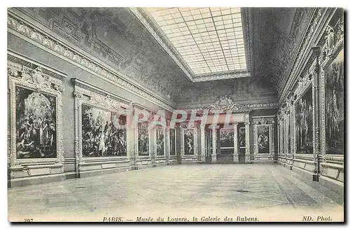 Cartes postales Paris Musee du Louvre la Galerie des Rubens