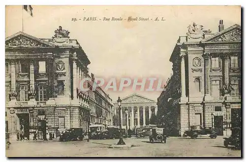 Cartes postales Paris Rue Royale