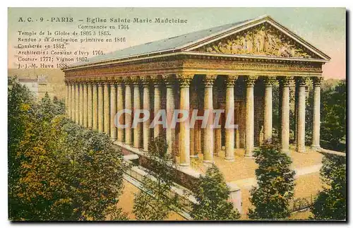 Ansichtskarte AK Paris Eglise Sainte Marie Madeleine