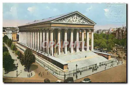 Ansichtskarte AK Paris Eglise de la Madeleine Commencee en 1764 et terminee en 1843 sur le fronton le jugement de