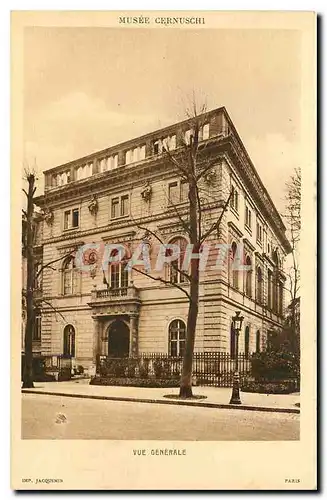 Ansichtskarte AK Musee Cernuschi vue generale