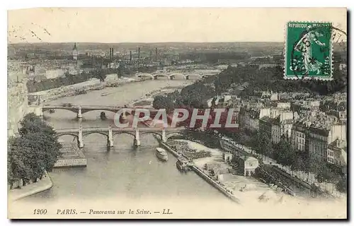 Cartes postales Paris Panorama sur la Seine