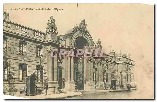 Cartes postales Paris Palais de l'Elysee