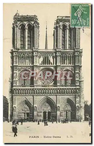 Cartes postales Paris Notre Dame