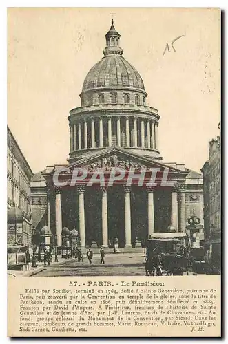 Cartes postales Paris le Pantheon