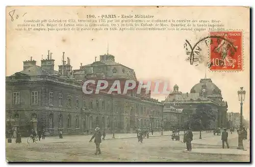 Cartes postales Paris Ecole Militaire