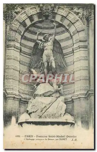 Ansichtskarte AK Paris fontaine Saint Michel