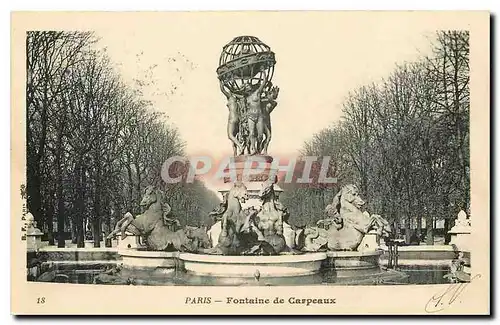 Cartes postales Paris fontaine de Carpeaux