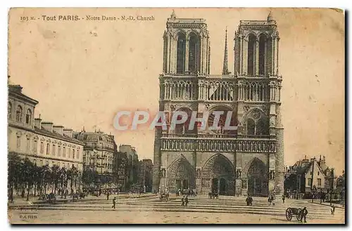 Cartes postales Tout Paris Notre Dame