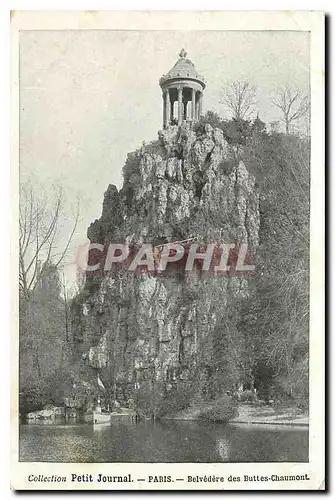 Cartes postales Collection petit Journal Paris Belvedere des Buttes Chaumont