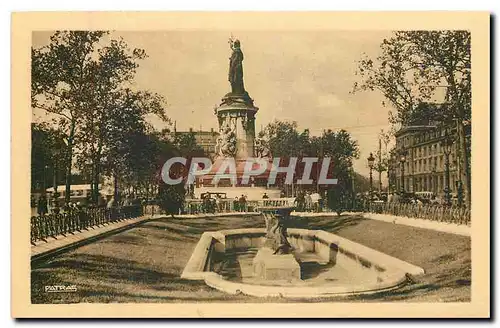Cartes postales Les jolis coins de Paris Place de la Republique