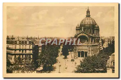 Cartes postales Les jolis coins de Paris Place et eglise Saint Augustin