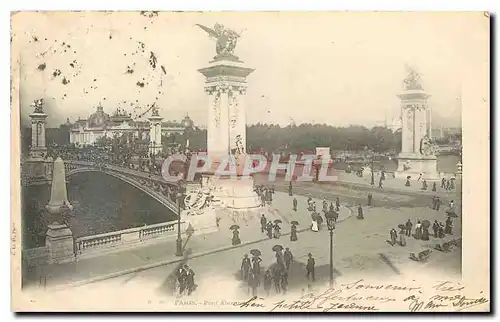 Cartes postales Paris Pont Alexandre III