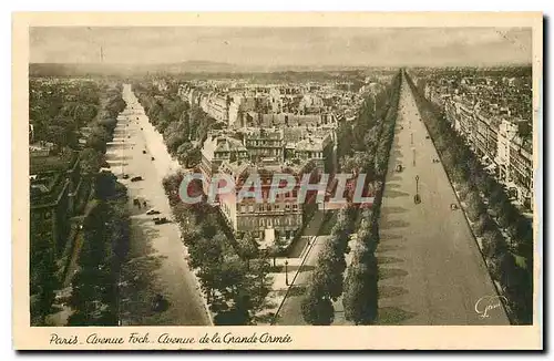 Ansichtskarte AK Paris Avenue Foch avenue de la Grande Armee