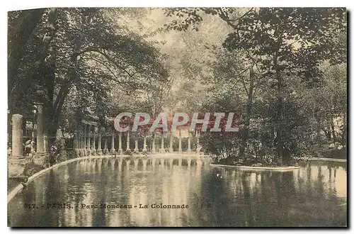 Ansichtskarte AK Paris Parc Monceau la Colonnade