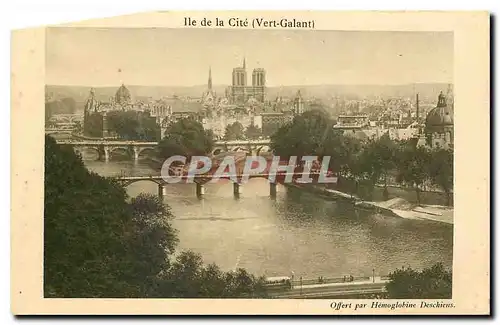 Cartes postales Ide de la Cite Vert Galant Paris