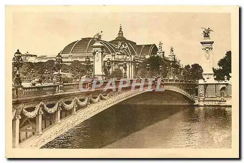 Cartes postales En Visitant Paris Pont Alexandre III et Grand Palais