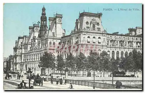 Cartes postales Paris L'Hotel de Ville