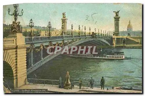 Cartes postales Paris Le pont Alexandre III