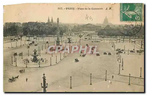 Cartes postales Paris Place ed la Concorde