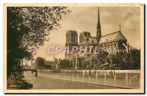 Ansichtskarte AK Paris en flanant Notre Dame et le square de l'archeveche