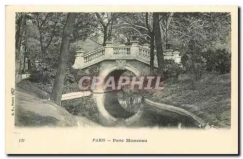 Cartes postales Paris Parc Monceau