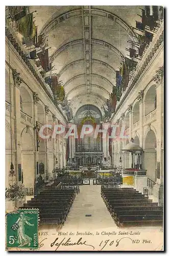 Cartes postales Paris Hotel des Invalides la Chapelle Saint Louis