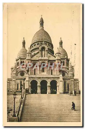 Ansichtskarte AK Paris en Flanant La Basilique du Sacre Coeur