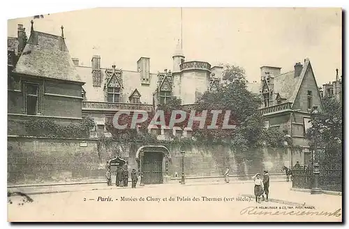 Cartes postales Paris Musees de cluny et du Palais des Thermes