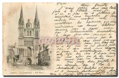 Cartes postales Angers la Cathedrale