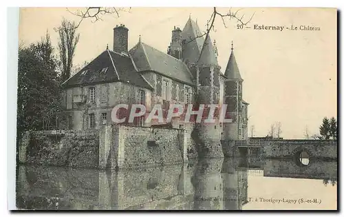 Ansichtskarte AK Esternay Le Chateau