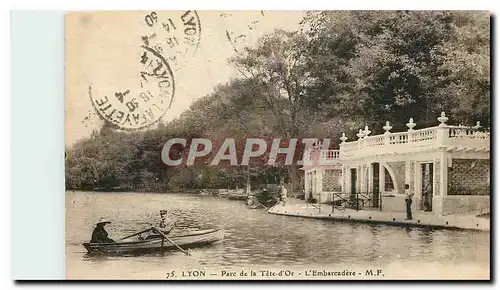 Cartes postales Lyon Parc de la Tete d'Or L'Embarcadere