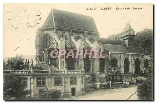 Cartes postales Elbeuf Eglise Saint Etienne