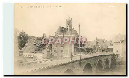 Cartes postales Moret sur Loing Le Pont de la Ville