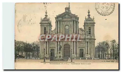 Cartes postales Versailles S et O Cathedrale Saint Louis