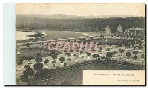 Cartes postales Parc de Versailles Parterre de l'Orangerie