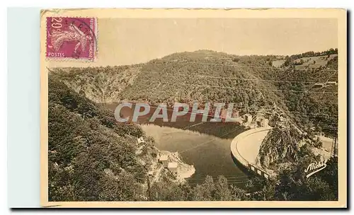 Ansichtskarte AK Gorges de la Dordogne Le Barrage de Mareges Correze Vue panoramique