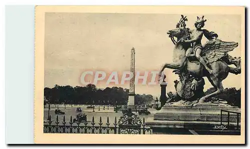 Ansichtskarte AK Paris Place de la Concorde Obelisque de Louqsor