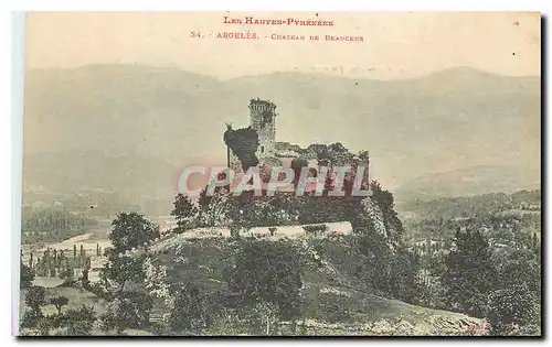 Cartes postales Les Hautes Pyrenees Argeles Chateau de Beaucens