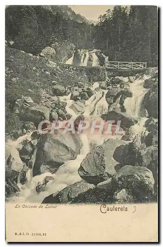 Ansichtskarte AK La Cascade de Lutour Cauterets