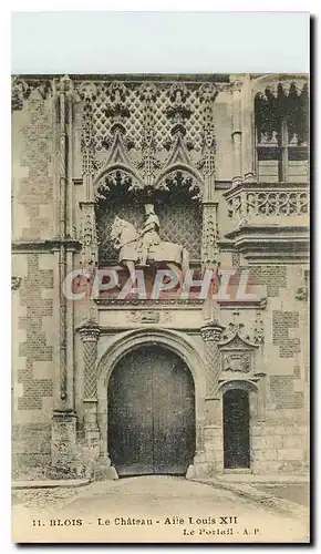 Cartes postales Blois le Chateau Aile Louis XII Le Portail