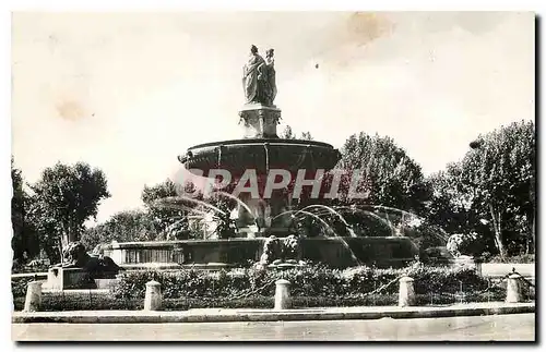 Cartes postales La Cite du Roy Rene Aix en Provence La Grande Fontaine sur la Roonde