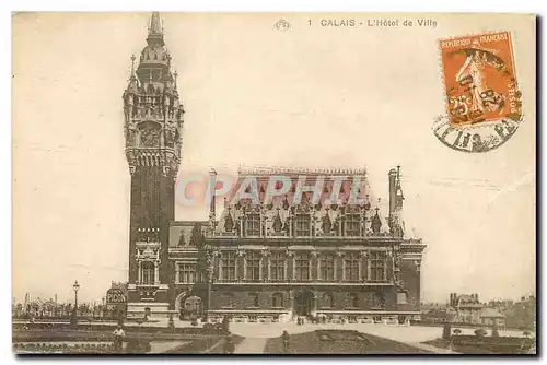 Cartes postales Calais L'Hotel de Ville