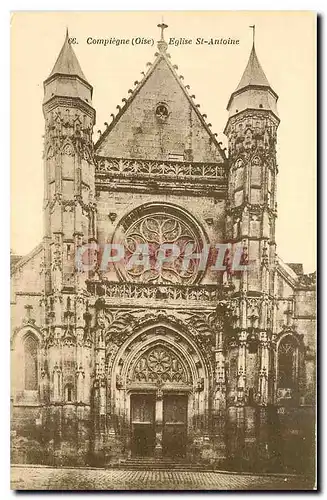 Ansichtskarte AK Compiegne Oise Eglise St Antoine