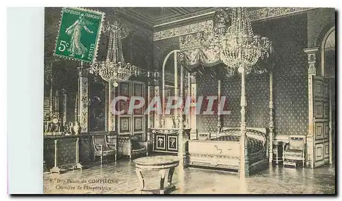 Ansichtskarte AK Palais de Compiegne Chambre de l'Imperatrice