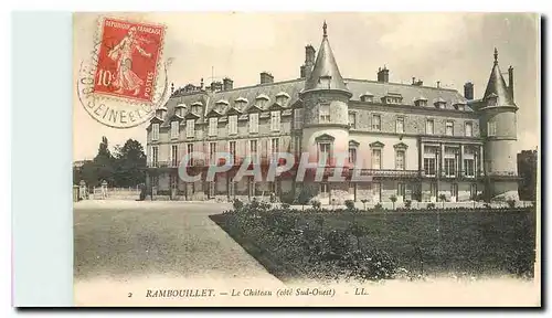 Ansichtskarte AK Rambouillet Le Chateau cote Sud Ouest