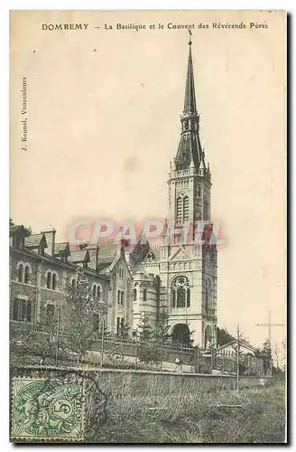 Cartes postales Domremy La Basilique et le Couvent des Reverends Peres