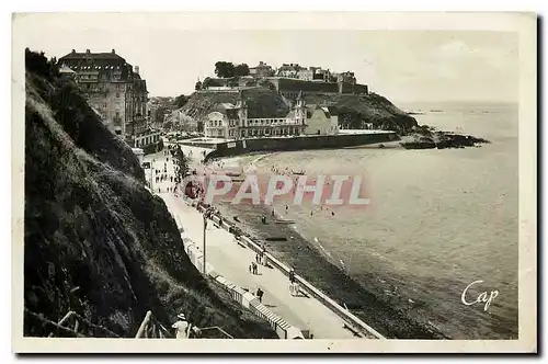 Ansichtskarte AK Granville La Digue La Plage et le Casino